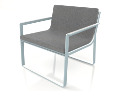 Fauteuil club (Bleu gris)