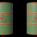 3d Pack of barrels v1_Rust part 2 model buy - render