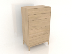 दराजों वाली छाती FARGO 750x450x1250 मिमी (हल्का ओक)