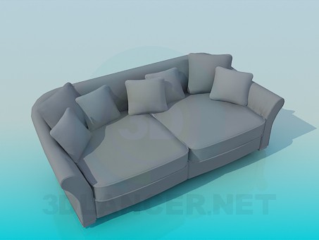 3D Modell Sofa - Vorschau