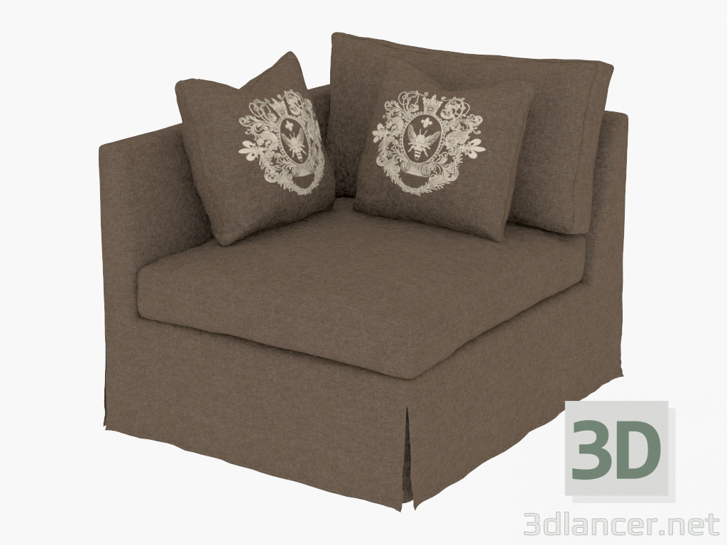 Modelo 3d Poltrona WALTEROM POLTRONA (7842.1301.LAF.A008) - preview