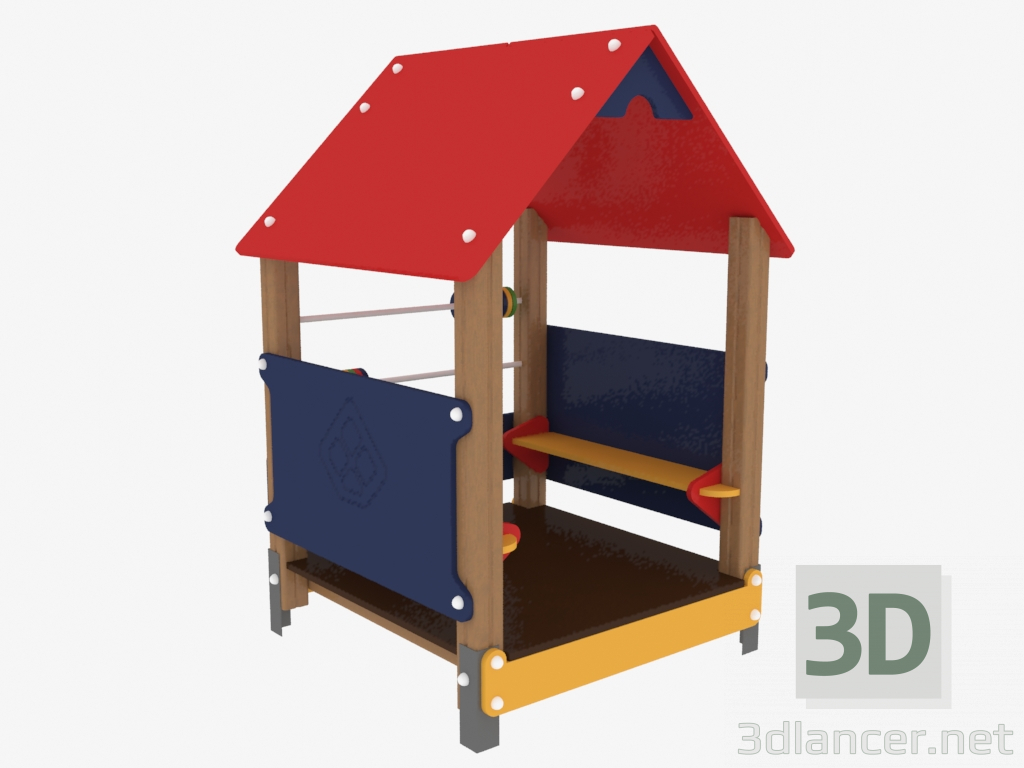 3D Modell Kinderspielhaus (5009) - Vorschau