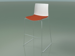 Barhocker 0305 (auf einer Rutsche, mit einem Kissen auf dem Sitz, Polypropylen PO00101)