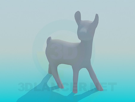 modèle 3D Fawn - preview