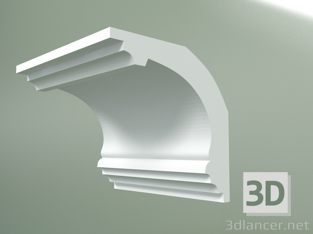 Modelo 3d Cornija de gesso (plinto de teto) KT116 - preview