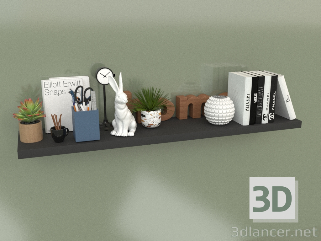 3d model Hanging shelf (10263) - preview