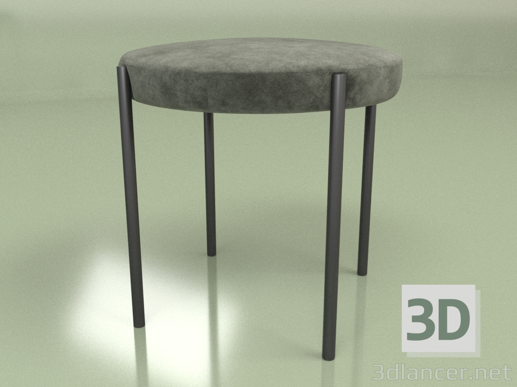 modello 3D Sgabello Arbol (grigio scuro) - anteprima