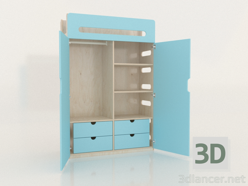 modèle 3D Armoire ouverte MOVE WD (WBMWD2) - preview