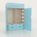 3D Modell Kleiderschrank offen MOVE WD (WBMWD2) - Vorschau