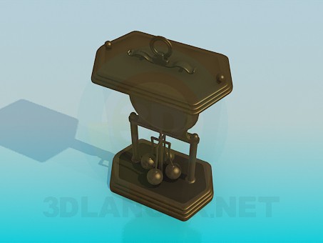 3d model Souvenir clock - preview