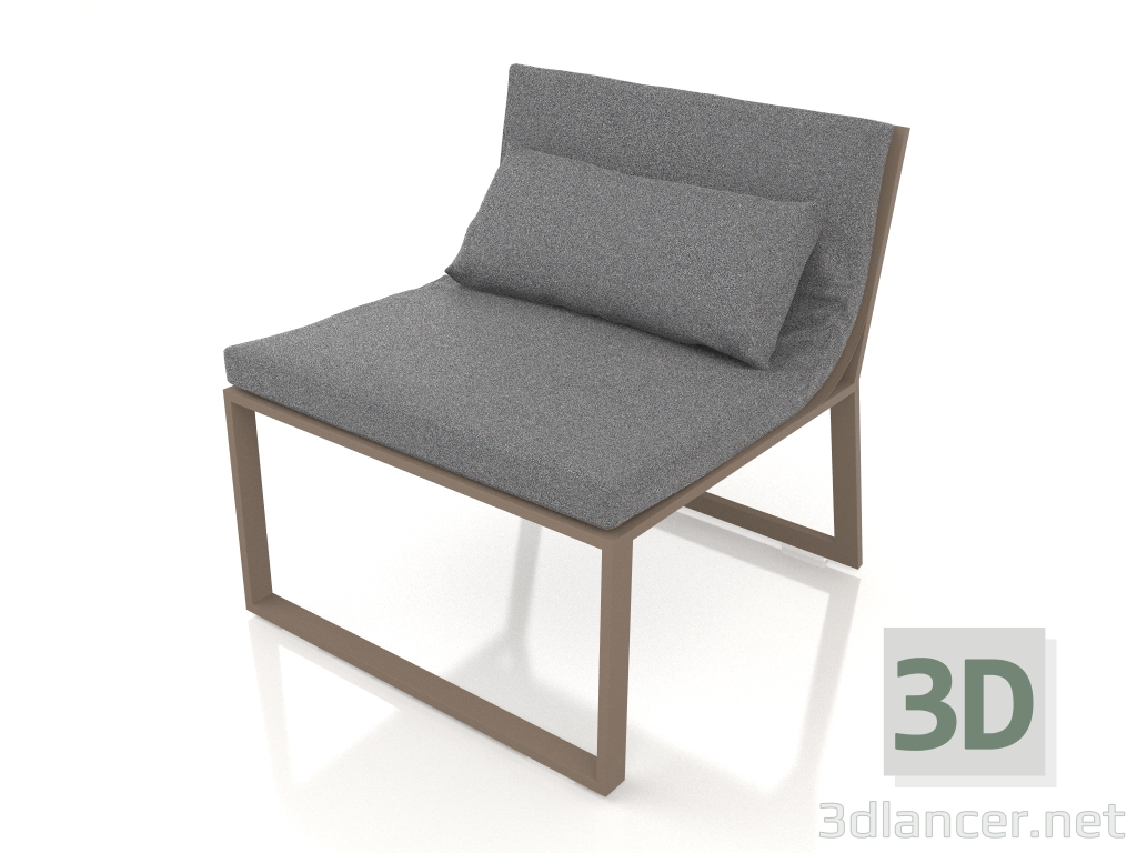 modèle 3D Chaise longue (Bronze) - preview