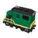 3d Train Mini Diesel-Electric Extinguisher Class D model buy - render