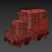 3d Train Mini Diesel-Electric Extinguisher Class D model buy - render