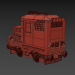 3d Train Mini Diesel-Electric Extinguisher Class D model buy - render