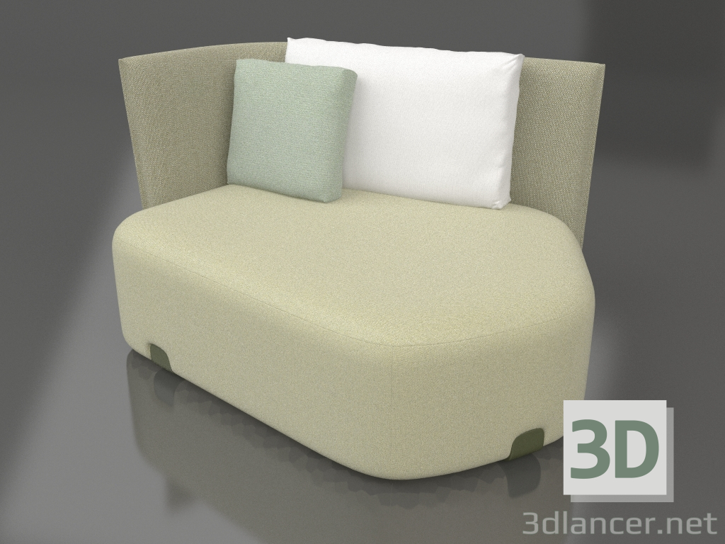 3d model Módulo Arosa (Verde oliva) - vista previa