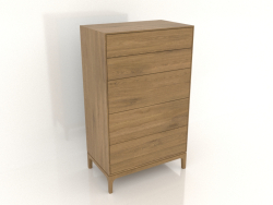 दराजों वाली छाती FARGO 750x450x1250 मिमी (प्राकृतिक ओक)