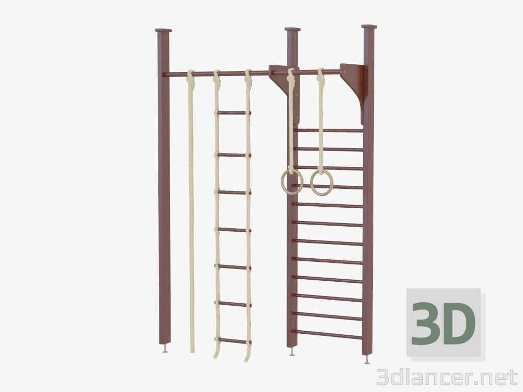 3d model Gymnastic Corner - preview