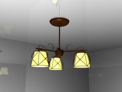 Lampadario con 3 lampade