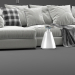 modello 3D di Divano Boconcept Cenova comprare - rendering