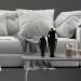 modello 3D di Divano Boconcept Cenova comprare - rendering