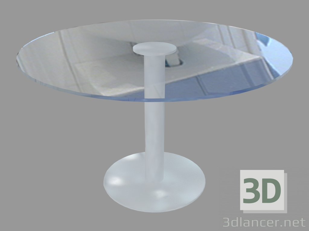 3D modeli Yemek masası (cam 120cm) - önizleme