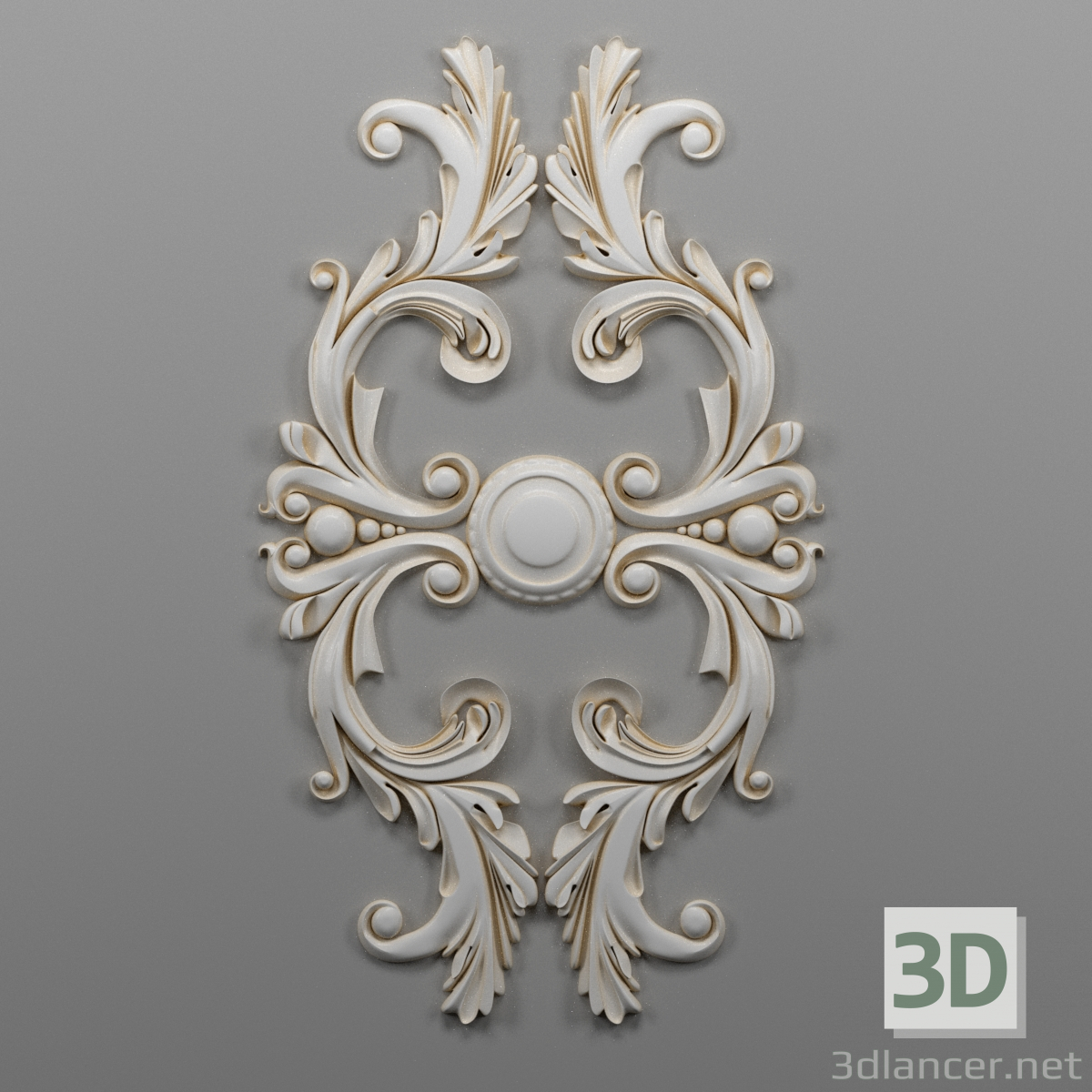 modèle 3D Décor vertical - preview