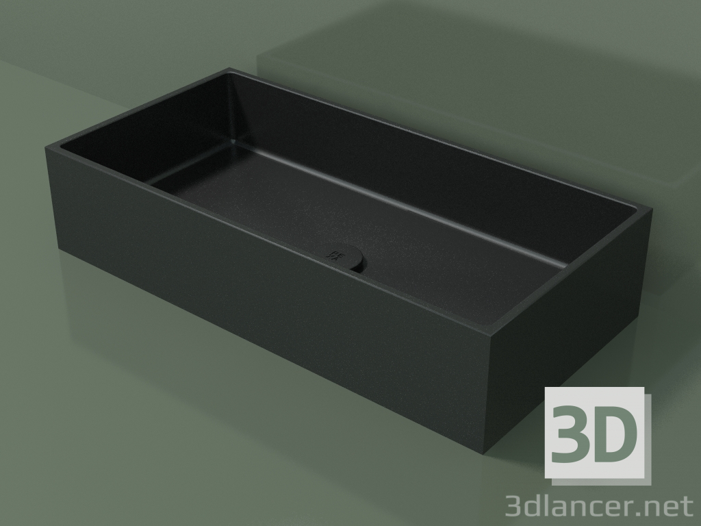 3D modeli Tezgah üstü lavabo (01UN41101, Deep Nocturne C38, L 72, P 36, H 16 cm) - önizleme