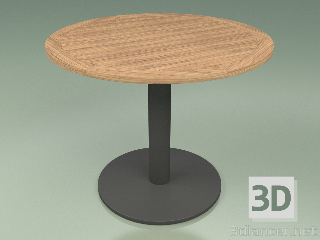 3d модель Стол 003 (Metal Stone, Teak) – превью