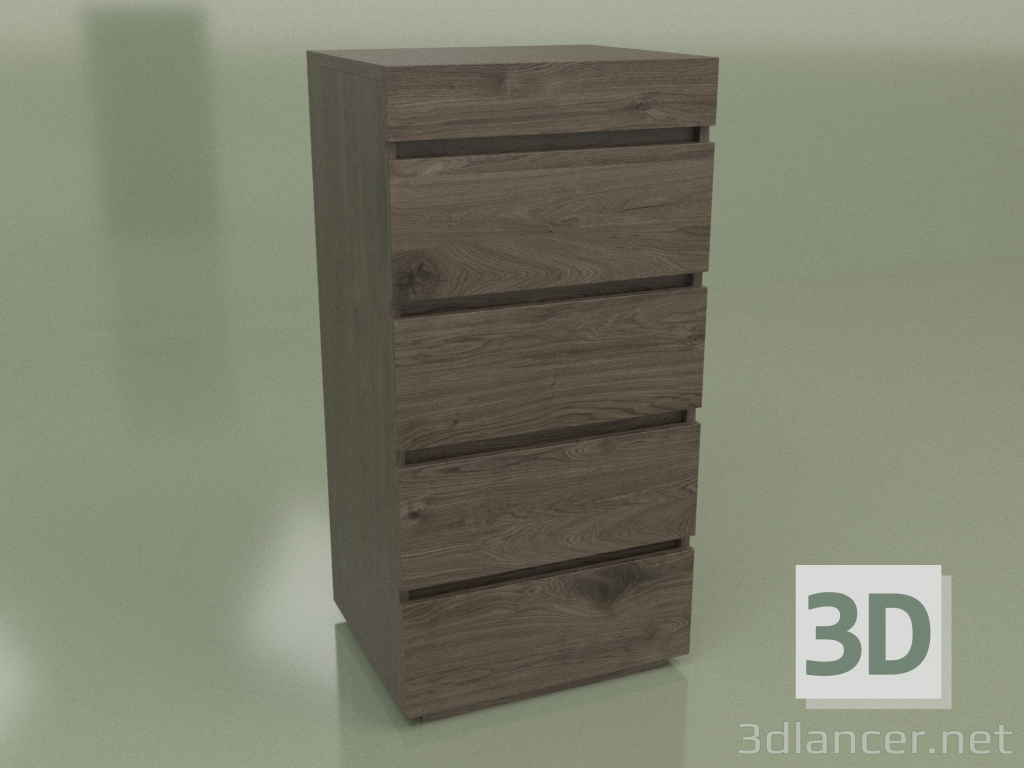 3D modeli Çekmeceli Mn 340 (Mocha) - önizleme