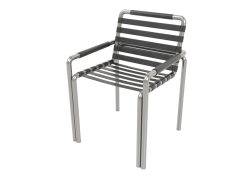 Happy Metal Chair (BLACK)