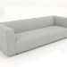 3d model 3-seater sofa (L) - preview