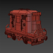 Extintor Mini Diesel-Eléctrico Tren Clase E 3D modelo Compro - render