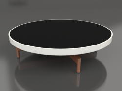 Round coffee table Ø90x22 (Agate gray, DEKTON Domoos)