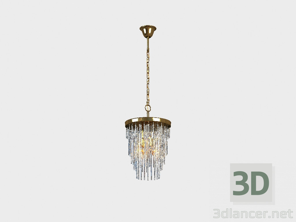 3d model FREDERIC chandelier CHANDELIER (CH116-5-BRS) - preview