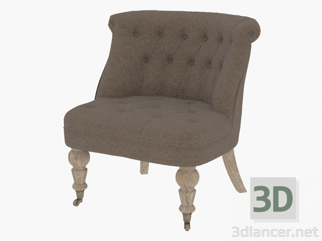 modèle 3D Fauteuil feuilletée (7841.0007.A008) - preview