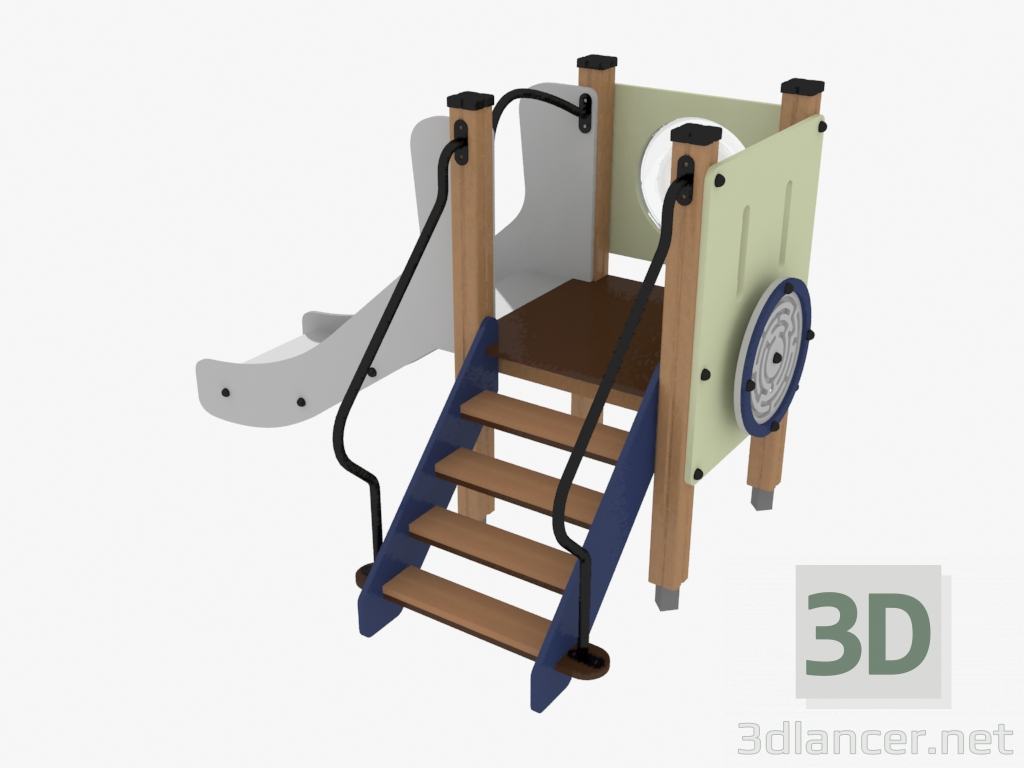 3d model Children's play complex (4426) - preview