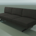 3d model Central module 5244 (Walnut, H-legs) - preview