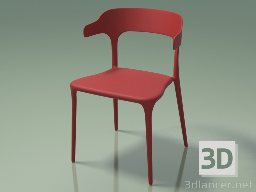 3d model Silla Lucky (111875, rojo carmín) - vista previa