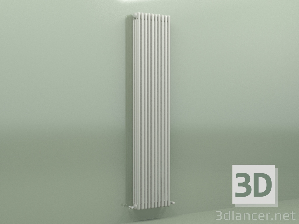 3d model Radiador TESI 4 (H 2200 10EL, gris Manhattan) - vista previa