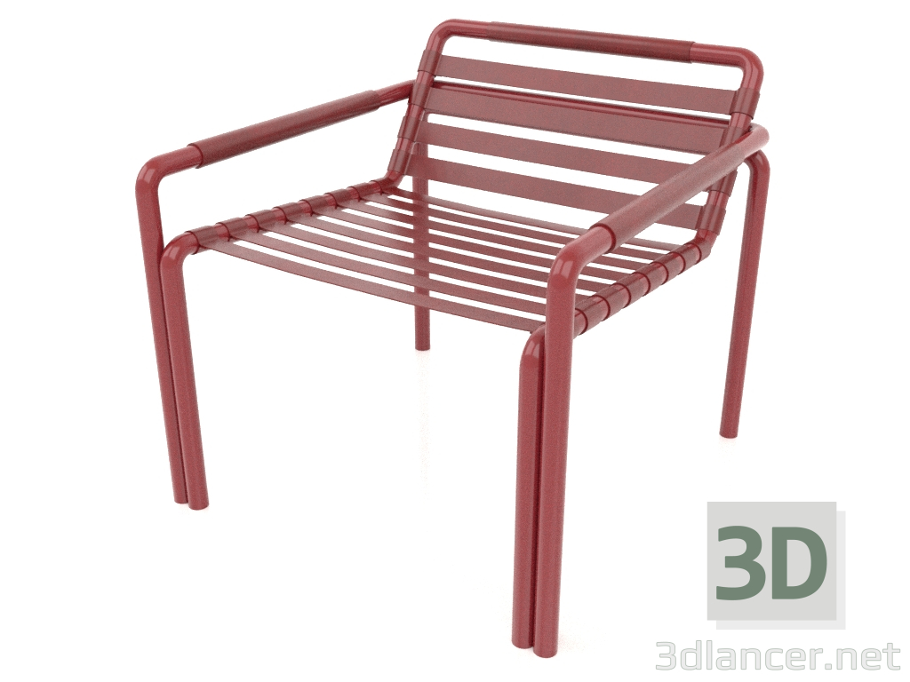 Modelo 3d Poltrona Happy Metal (CHERRY) - preview