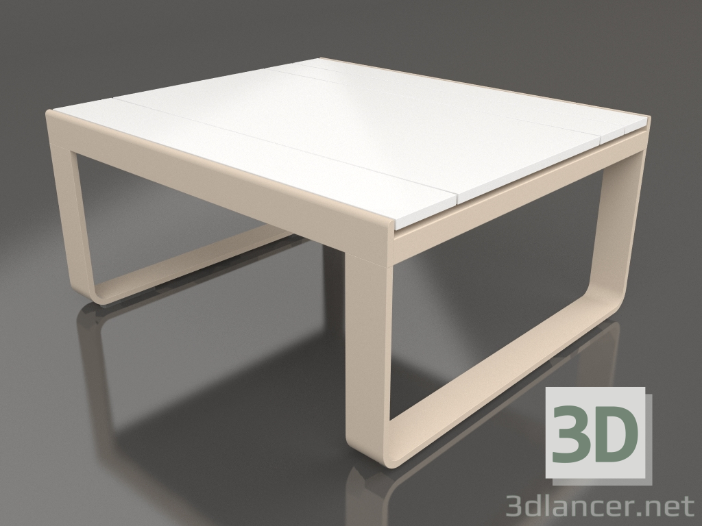 3d model Mesa club 80 (Polietileno blanco, Arena) - vista previa