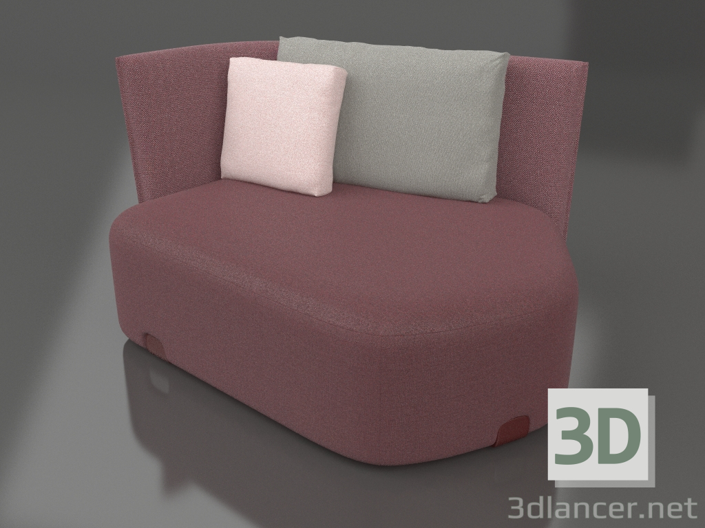 modello 3D Modulo Arosa (Vino rosso) - anteprima