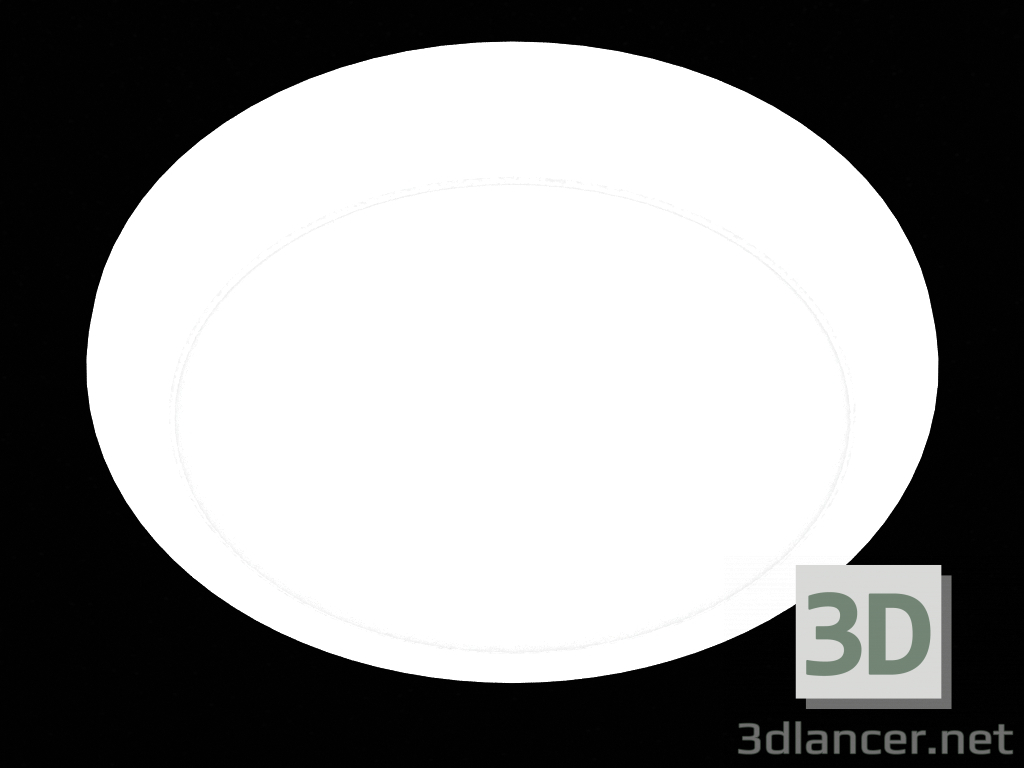 Modelo 3d Recesso luminária LED (DL18731_30W-White R Dim) - preview