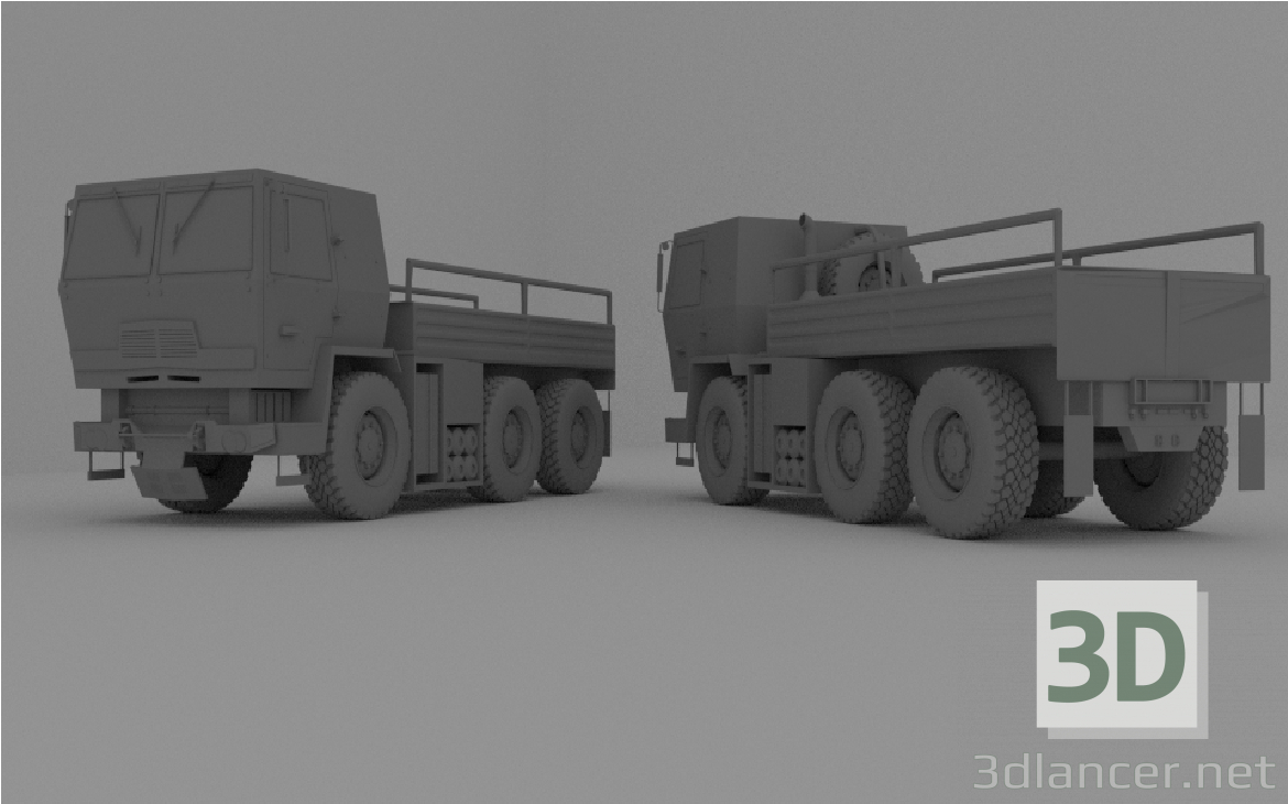 3d model Medium Tactical Vehicle - preview