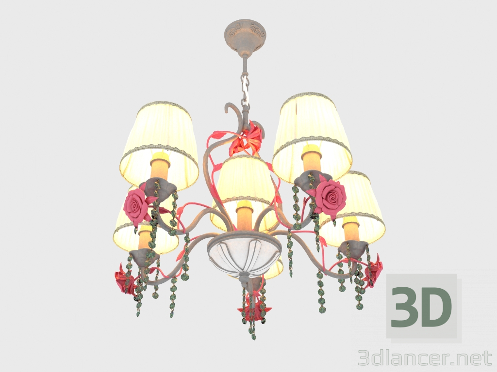 modello 3D Fixture (Chandelier) Padma (2685 6) - anteprima