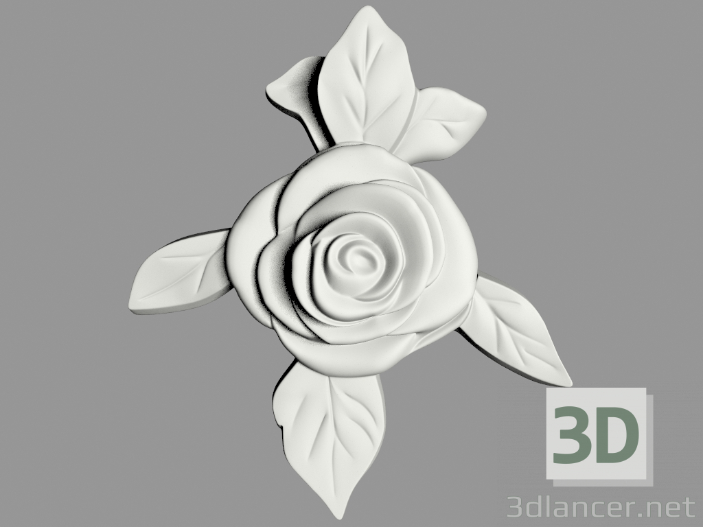 Modelo 3d Decoração de parede (F84) - preview