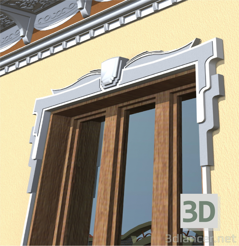 3D Modell Fensterrahmen - Vorschau