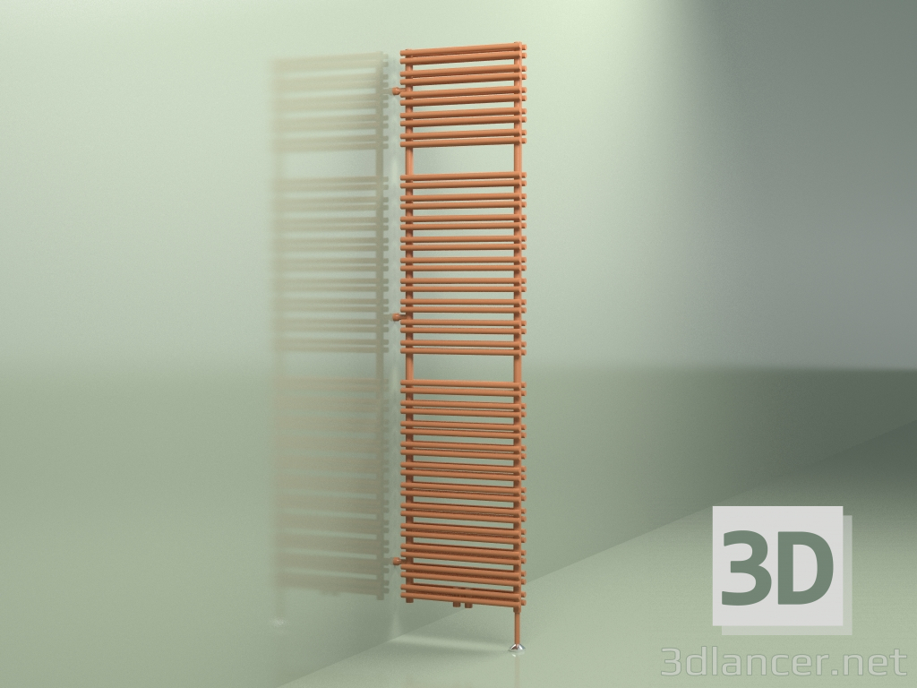 3d model Heated towel rail - Mauritius (MAU 22 05, RAL - 8023) - preview