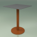 modèle 3D Table de bar 011 (Metal Rouille, HPL Gris) - preview