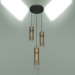 3d model Hanging chandelier Airon 50180-3 (amber) - preview